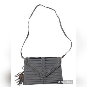 NWOT shoulder bag with woven detail